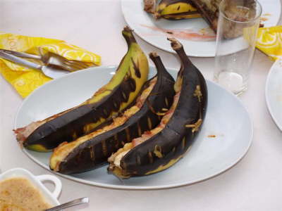 Banane vom Grill